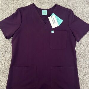 Purple Women's Scrub Set